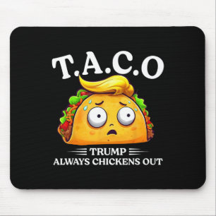 Mousepad Trump Sempre Desiste Taco Engraçado Taco Trump Cam