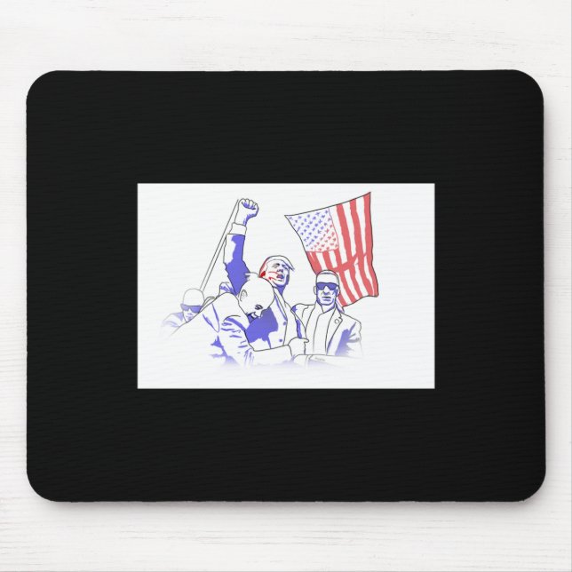 Mousepad Trump Shot Em 2024 (Frente)