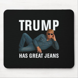 Mousepad Trump Tem Grandes Jeans Camiseta Gráfica Divertida