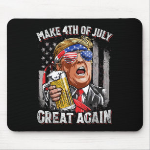 Mousepad Trump Torna O Excelente De 4 De Julho Novamente Be