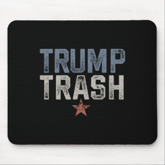 Mousepad Trump Trash 2024 Grunge Vintage Garbyge Para Trump