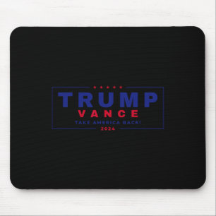 Mousepad Trump Vance 2024 Donald Trump J.d. Vance Take Amer