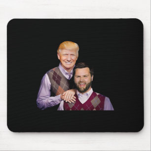 Mousepad Trump Vance 2024 Irmãos Paródia Divertida Trump J.