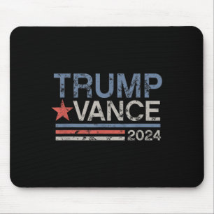 Mousepad Trump Vance 2024 Retro Stripe Trump Jd Vance