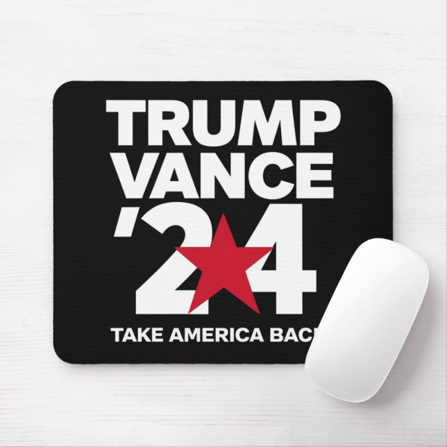 Mousepad Trump Vance 2024 Votação Trump 2024 Eleições (Com mouse)