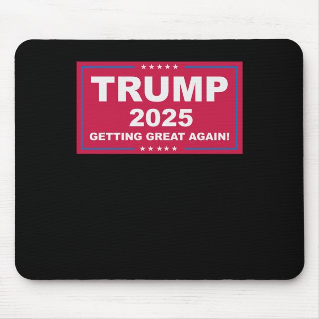 Mousepad Trump Vance 2025 - Excelente Novamente () (Frente)