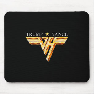 Mousepad Trump Vance Tv Rocker Dourado Vintage Trump Vance