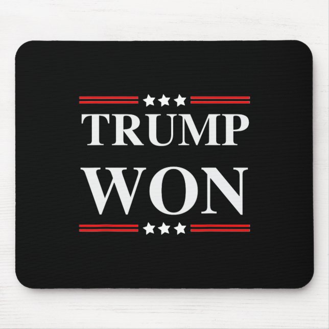 Mousepad Trump venceu as eleições de 2020 (Frente)