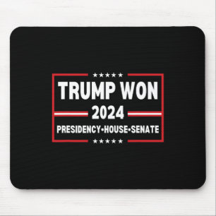 Mousepad Trump Won 2024 Presidente Câmara Senada Mega Repúb