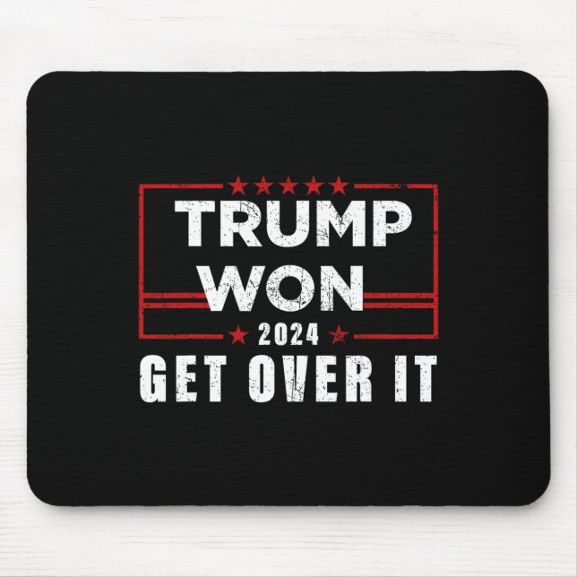 Mousepad Trump Won supera isso 2024 (Frente)