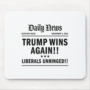 Mousepad Trump Won Victory ganha título Trump 2024 Landsli
