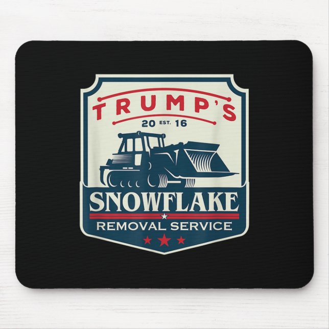 Mousepad Trumps Snowflake Rmoval Service Funny Donald Trump (Frente)