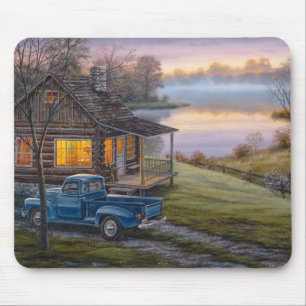 Mousepad Truque antigo clássico de coleta e arte fina de C