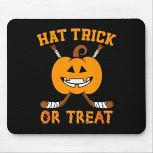 Mousepad Truque De Chapéu Ou Tratar Frio De Hóquei No Gelo 