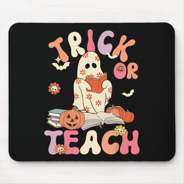 Mousepad Truque de Halloween ou guincho retrorreflector (Frente)