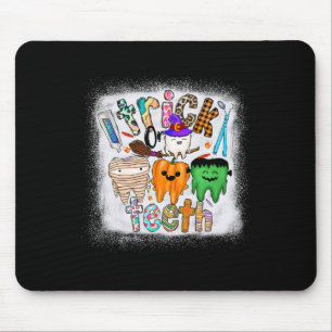 Mousepad Truque Engraçado Ou Dente Dentista Dentante Hallow