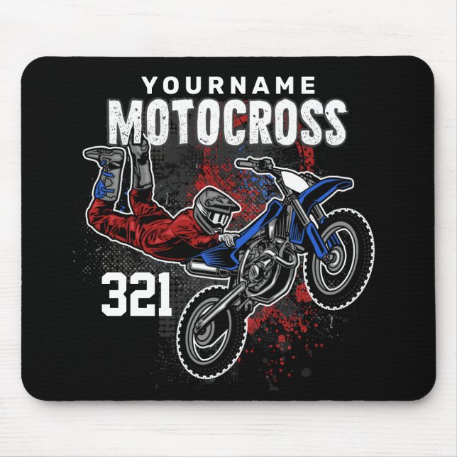 Mousepad Truques FMX de Corrida Múltipla Personalizada de E (Frente)
