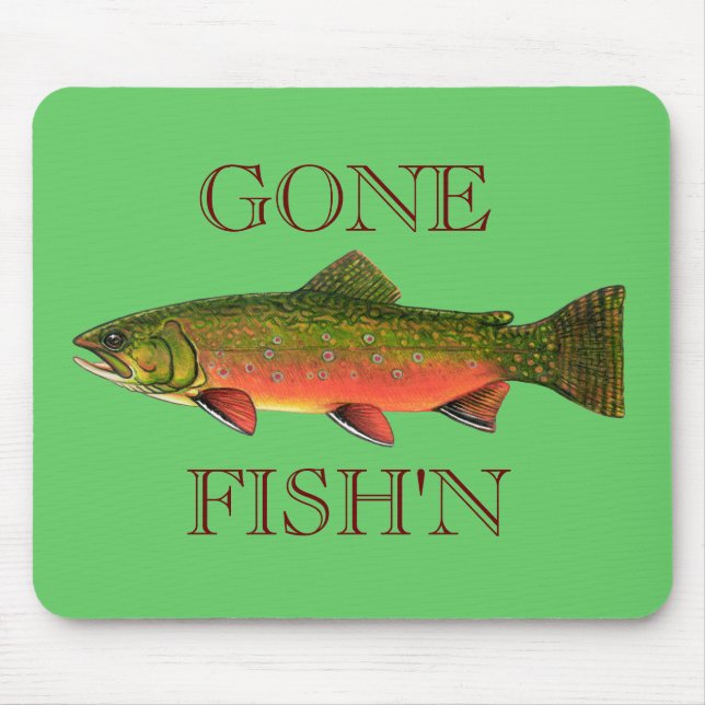 MOUSEPAD TRUTA DE RIBEIRO, FISH'N IDO (Frente)