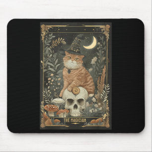 Mousepad Truta Gática De Tarô De Gato Gótico De Cottagecore
