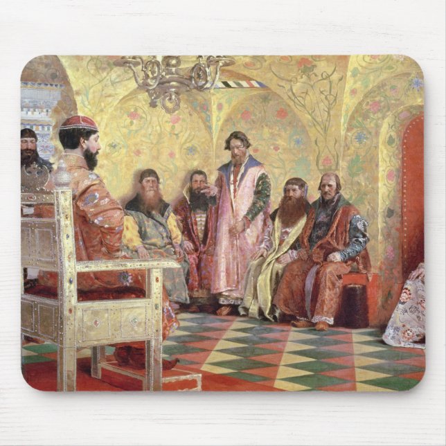 Mousepad Tsar Mikhail Fyodorovich com Boyars (Frente)