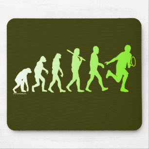 Mousepad Tshirt cómico do tênis do tênis da evolução