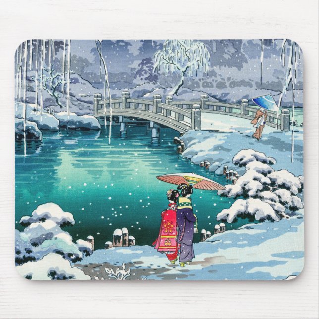 Mousepad Tsuchiya Koitsu - Neve Primavera em Maruyama (Frente)