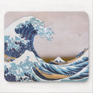 Mousepad Tsunami Grande Onda ao largo da costa de Kanagawa