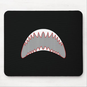 Mousepad Tubarão-Boca Preguiçoso Figurino Fácil Para Hallow