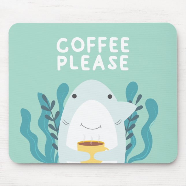 Mousepad Tubarão-café (Frente)