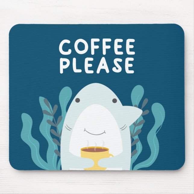 Mousepad Tubarão-café (Frente)