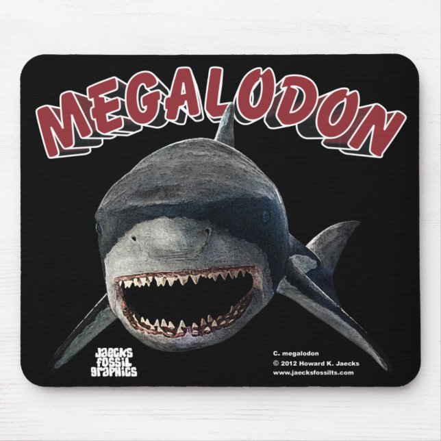 Mousepad Tubarão de Megalodon (Frente)