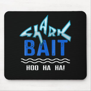 Mousepad Tubarão-isco Hoo Ha Ha Engraçado Presente no asf