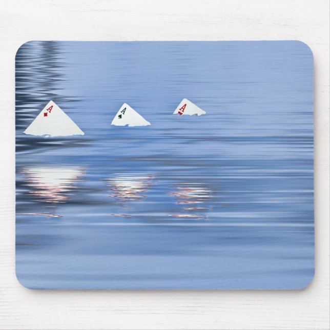 Mousepad Tubarões de placa (Frente)