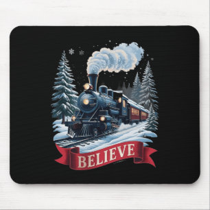 Mousepad Tudo a bordo do Polar Express Natal Norte Xmas