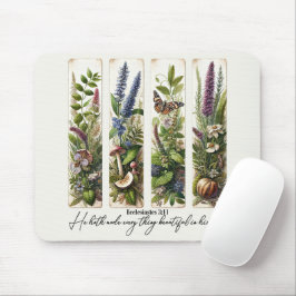 Mousepad Tudo belo no seu tempo botânico