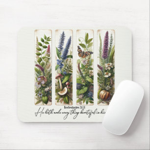 Mousepad Tudo belo no seu tempo botânico