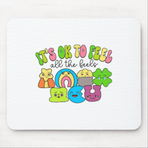 Mousepad Tudo Bem Sentir Todos Os Sentimentos Groovy Lucky 
