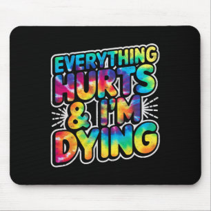 Mousepad Tudo Magoa E Estou Morrendo Engraçado Trabalho Hum
