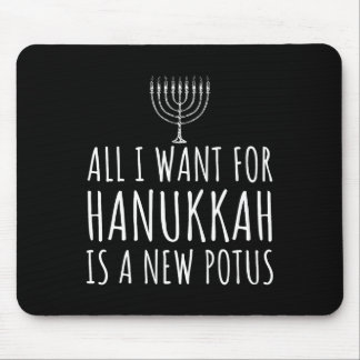 Mousepad Tudo o que eu quero para o Hanukkah é um novo Potu