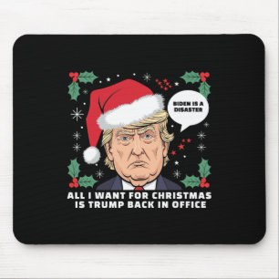 Mousepad Tudo O Que Eu Quero Para O Natal É Um Trump De Vol