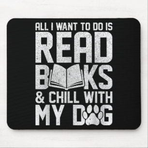 Mousepad Tudo O Que Quero Fazer É Ler Livros Engraçado Lend