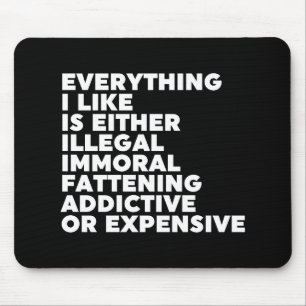 Mousepad Tudo que eu gosto