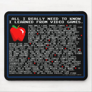 Mousepad Tudo que eu preciso de saber… Tapete do rato do