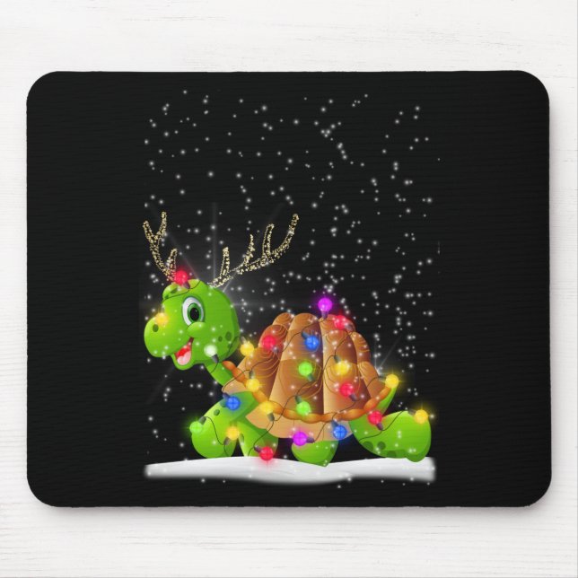 Mousepad Tudo que preciso é amar um amor e uma tartaruga (Frente)