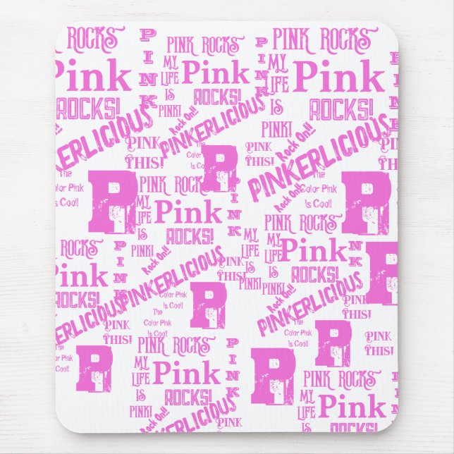 MOUSEPAD TUDO ROSA  (Frente)