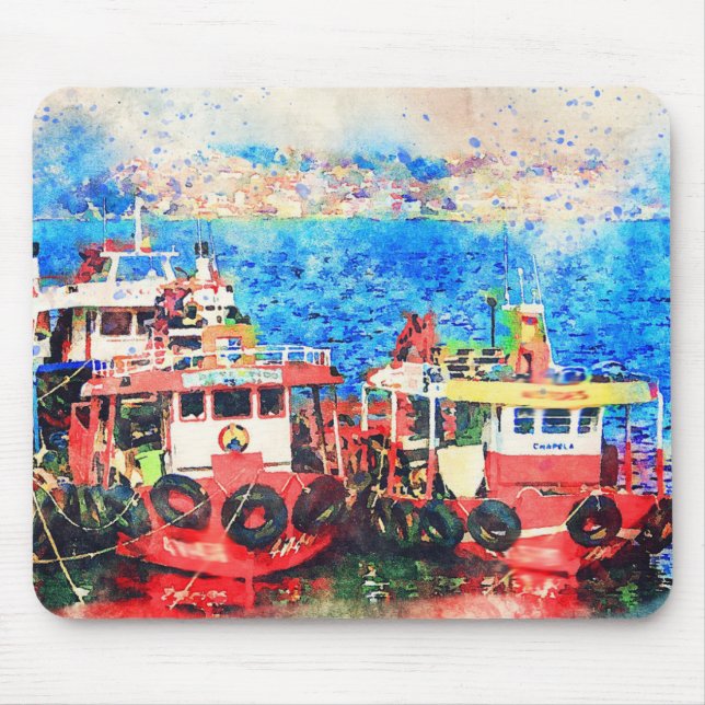 Mousepad Tug Boats (Frente)