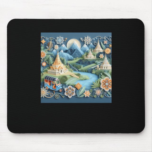 Mousepad Tuk Tuk Thailand #5 Sticker (Frente)