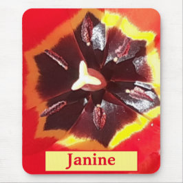 Mousepad Tulipa Vermelha Escarlate