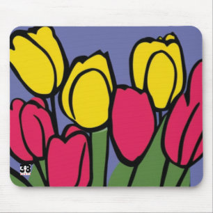 Mousepad Tulipas de primavera