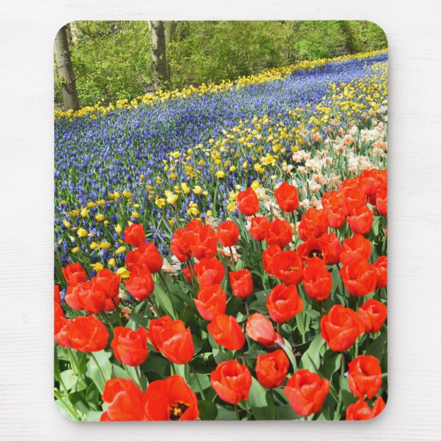 Mousepad Tulipas na floresta (Frente)